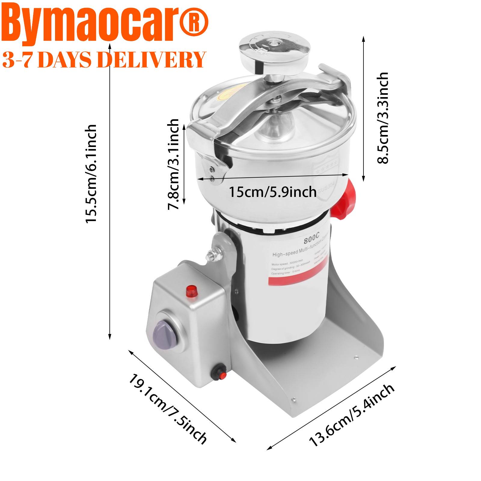800g Electric Grain Grinder Mi - Commercial Kitchen Store recensie en prijs
