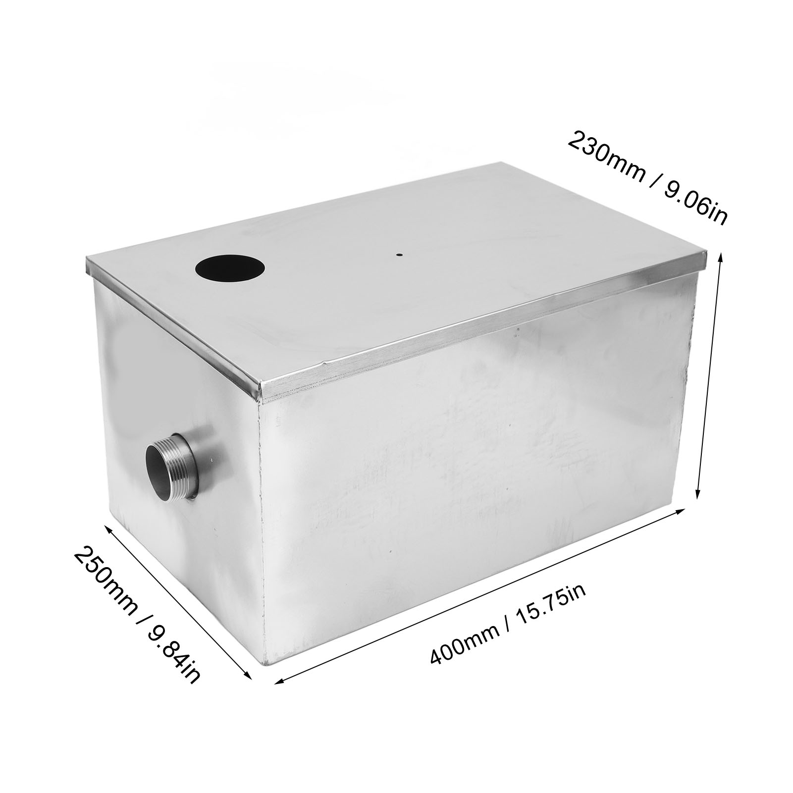 400x250x230mm Stainless Steel  - Commercial Kitchen Grease Interceptor recensie en prijs