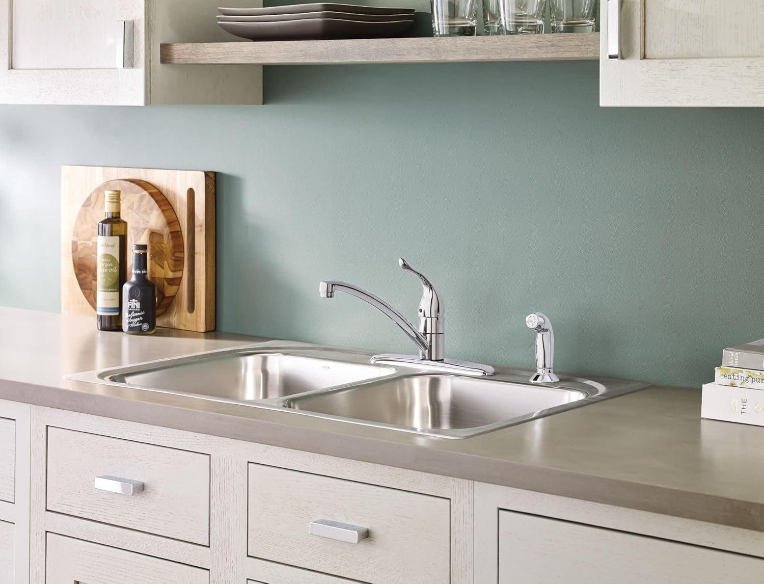 Chrome One-Handle Low-Arc Kitc - Commercial Kitchen Images recensie en prijs