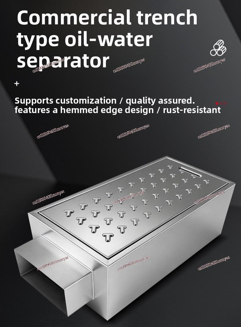 Thickened Stainless Steel Comm - Commercial Kitchen Grease Interceptor recensie en prijs