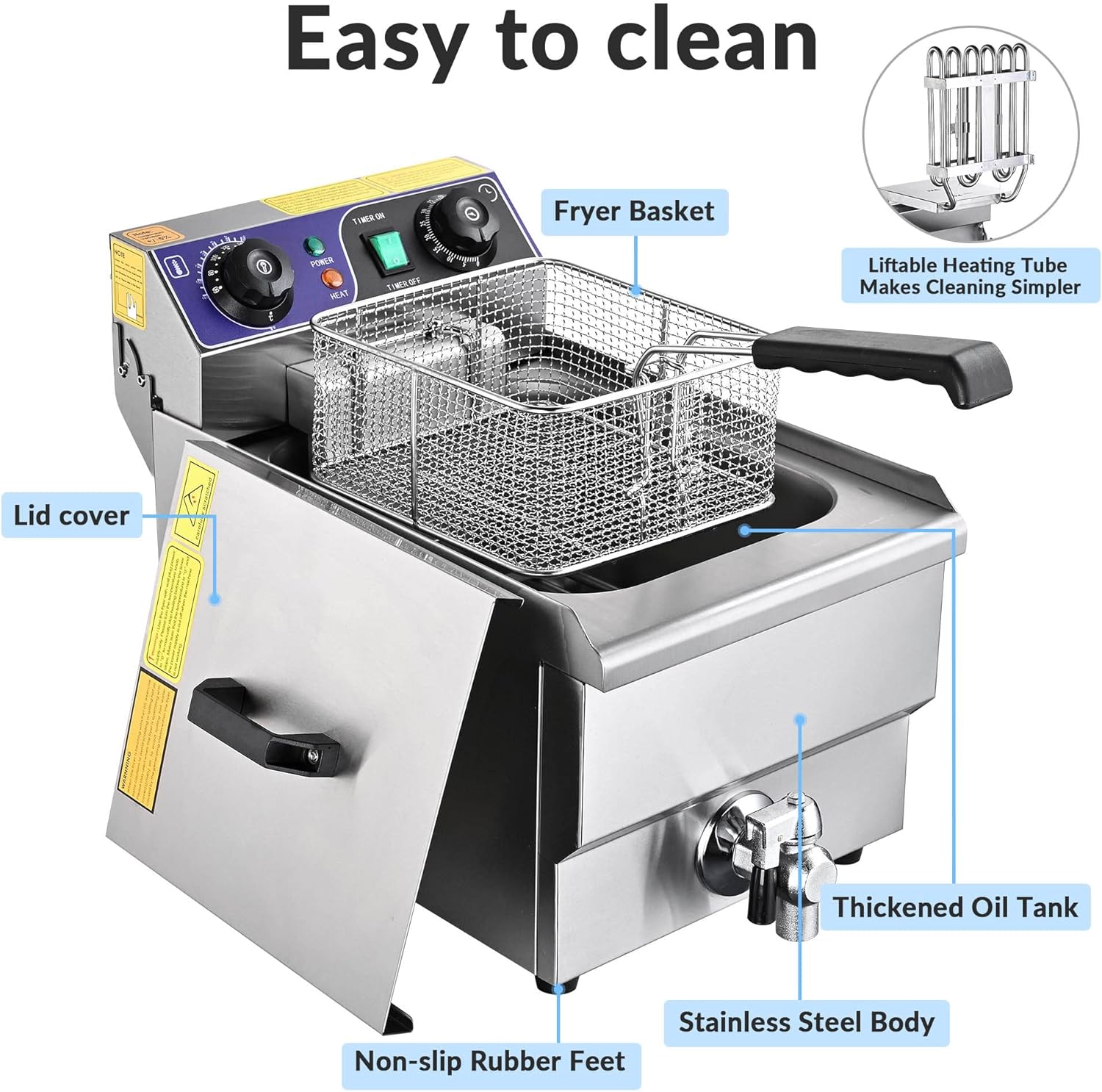 Commercial Electric Deep Fryer - Deep Fryer Commercial recensie en prijs