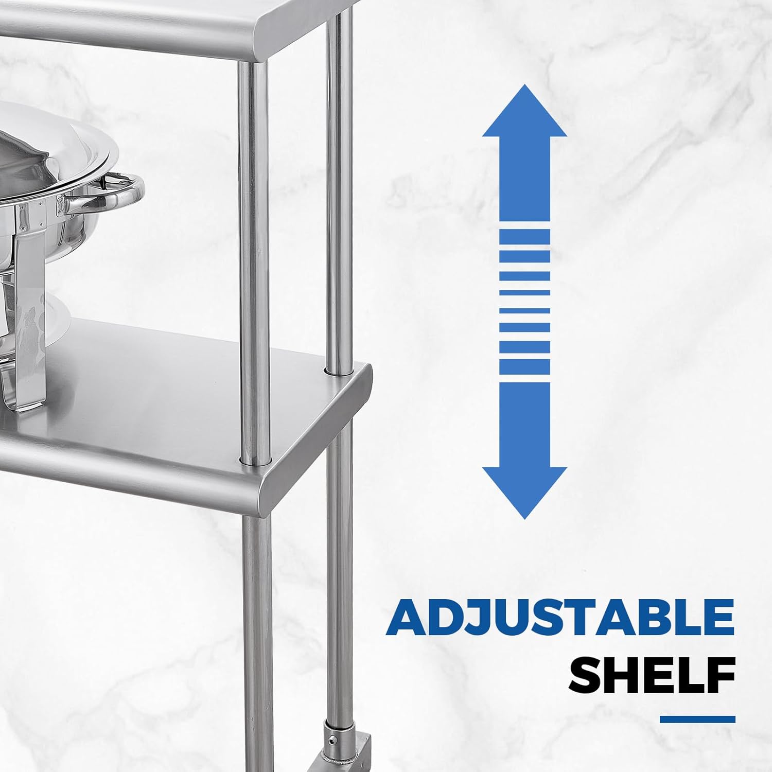 Stainless Steel Adjustable Dou - Commercial Kitchen Images recensie en prijs