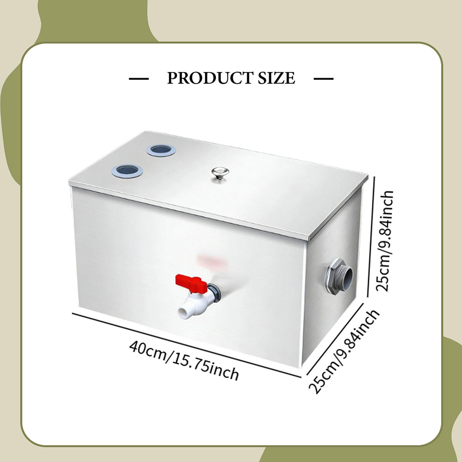 Commercial Grade Stainless Ste - Commercial Kitchen Grease Interceptor recensie en prijs