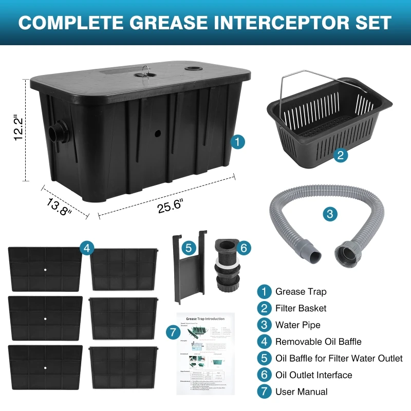 Commercial Oil-water Separator - Commercial Kitchen Grease Interceptor recensie en prijs
