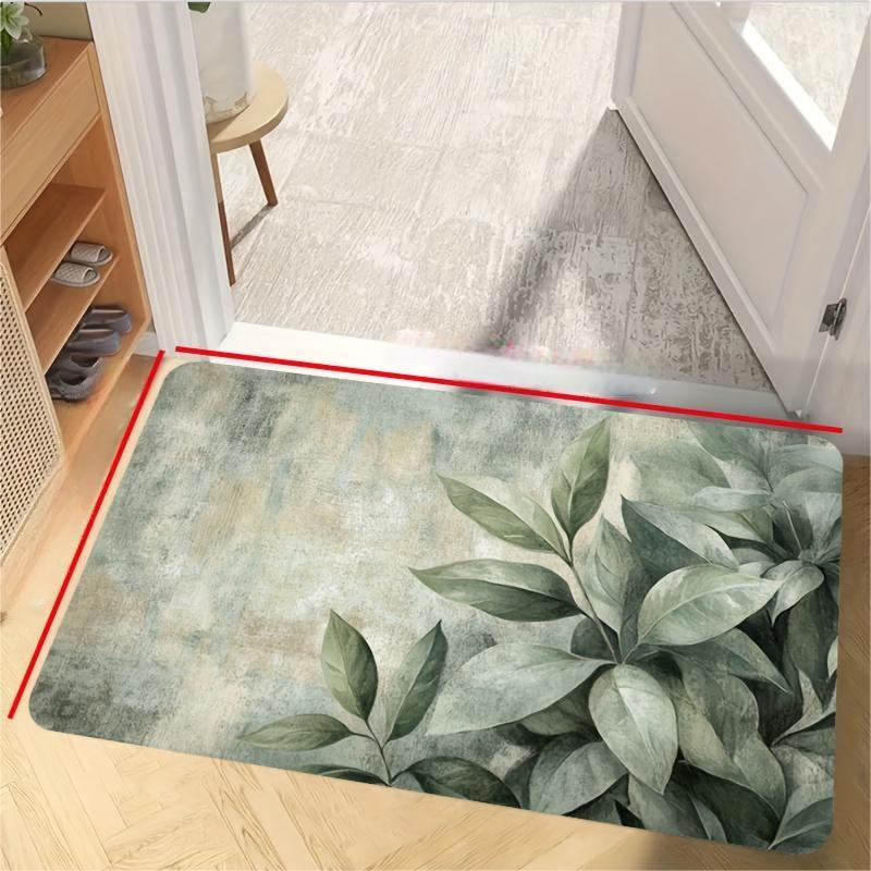 Green Leaf Plant Pattern Kitch - Commercial Kitchen Background recensie en prijs