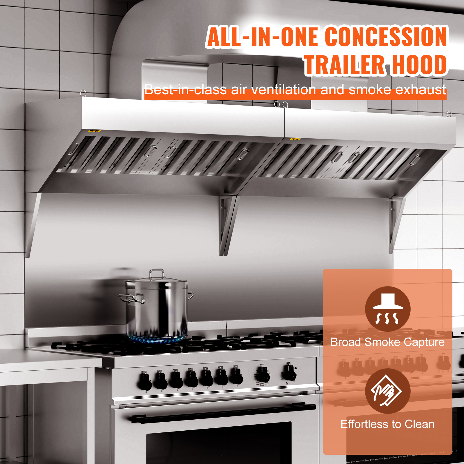 4/5/6/7/8/9FT Commercial Exhau - Commercial Kitchen Vent recensie en prijs