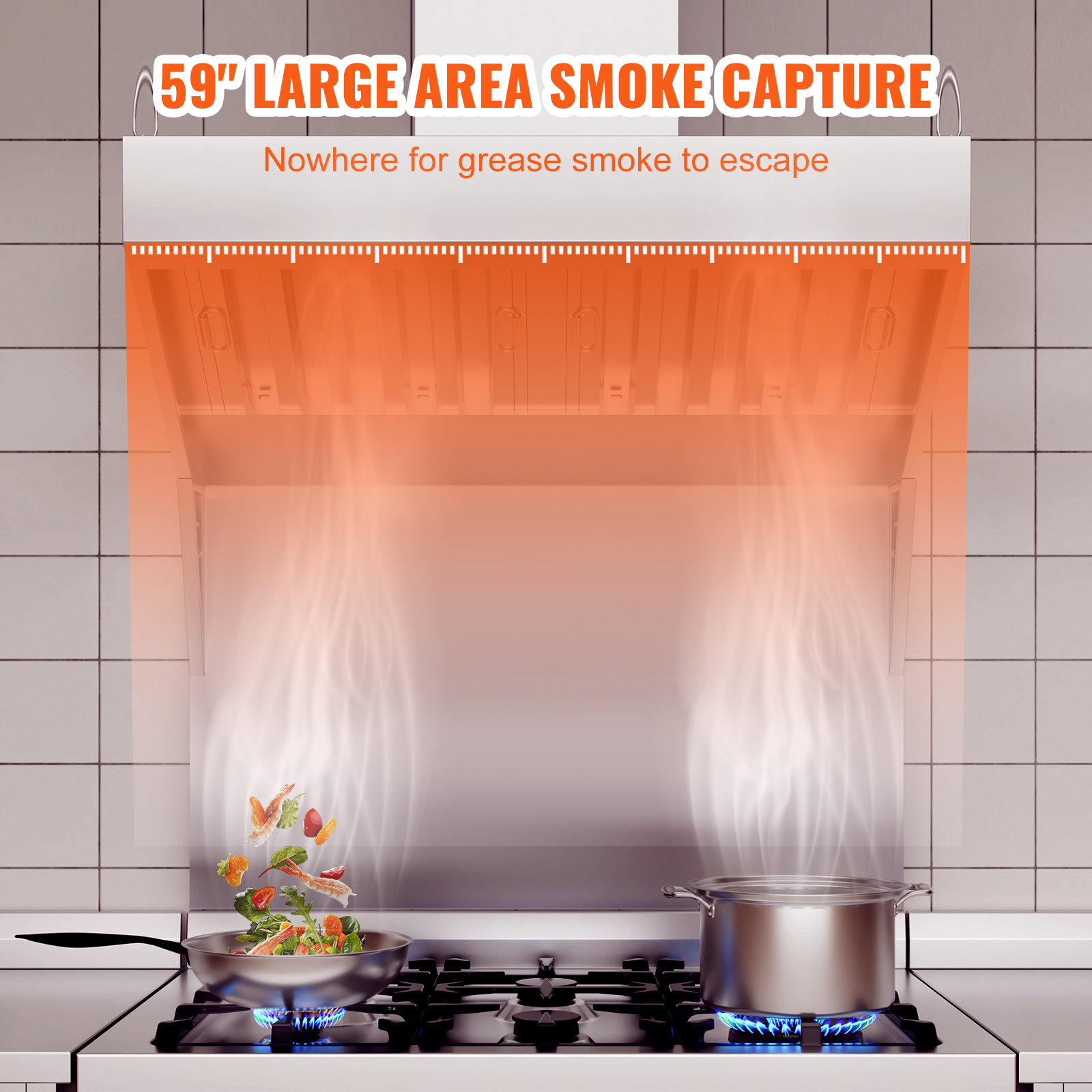 4/5/6/7/8/9FT Commercial Exhau - Commercial Kitchen Vent recensie en prijs