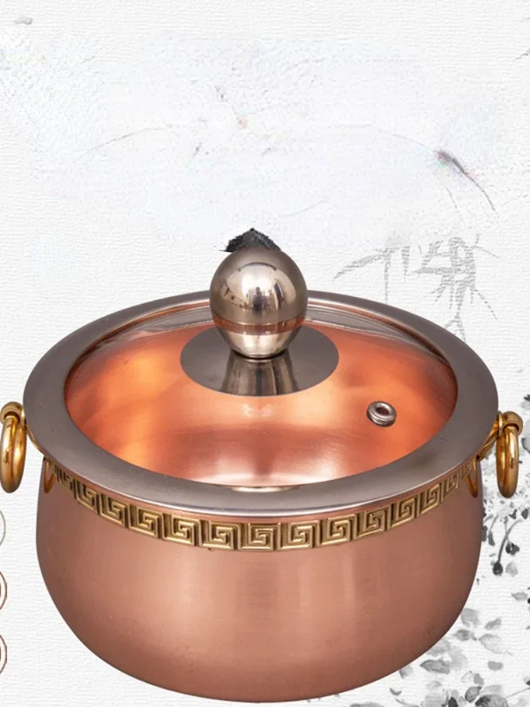 Pure copper thickened restaura - Soup Kettle Warmer recensie en prijs