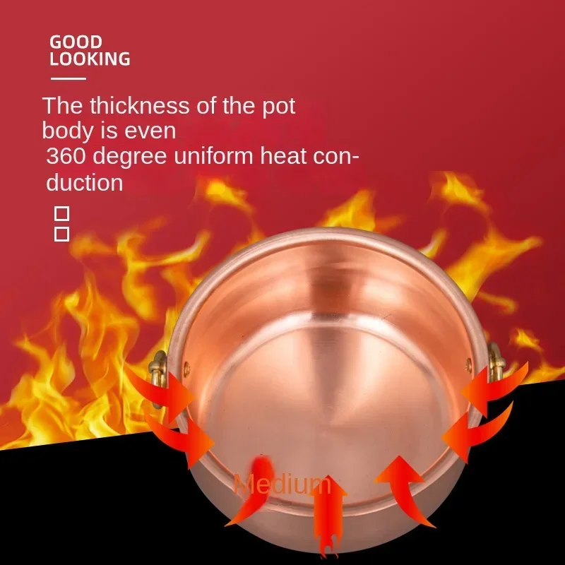 Pure copper thickened restaura - Soup Kettle Warmer recensie en prijs