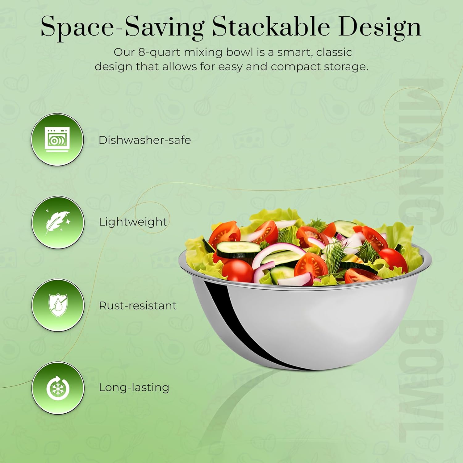 Stainless Steel Mixing Bowls 8 - Commercial Kitchen Images recensie en prijs