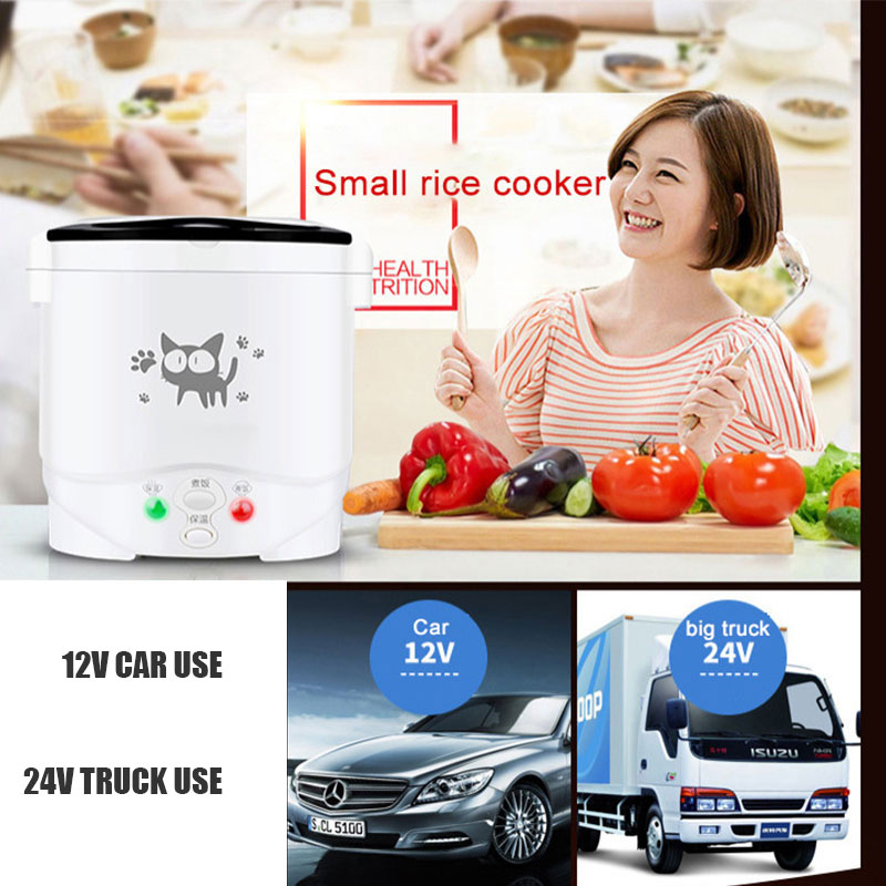 12V 24V Mini Rice Cooker Car T - Soup Kettle Warmer recensie en prijs