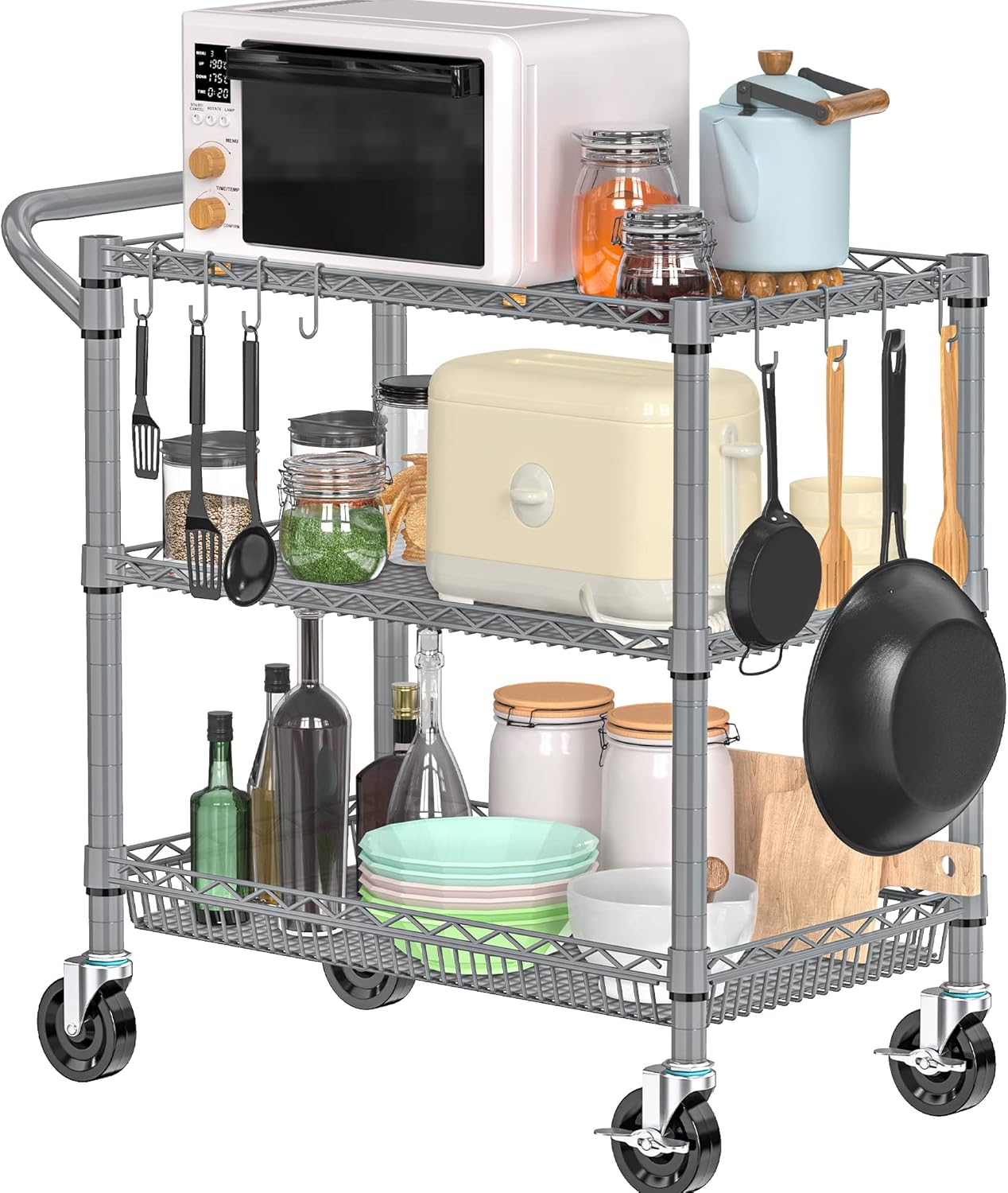 Heavy Duty Rolling Cart 990LBS - Commercial Kitchen Images recensie en prijs