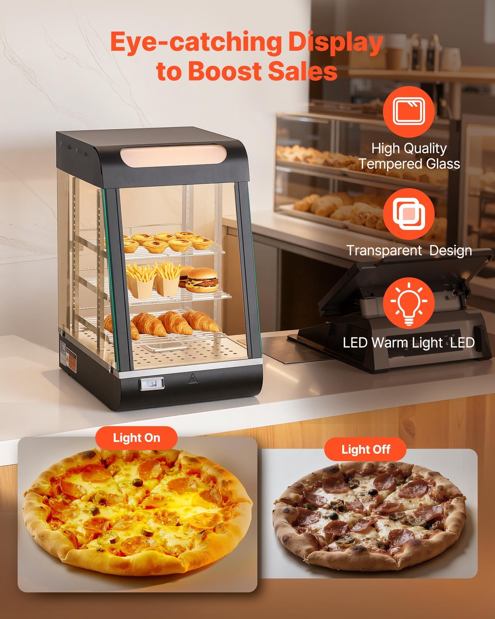 3-Tier Commercial Food Warmer  - Food Warmer Display recensie en prijs