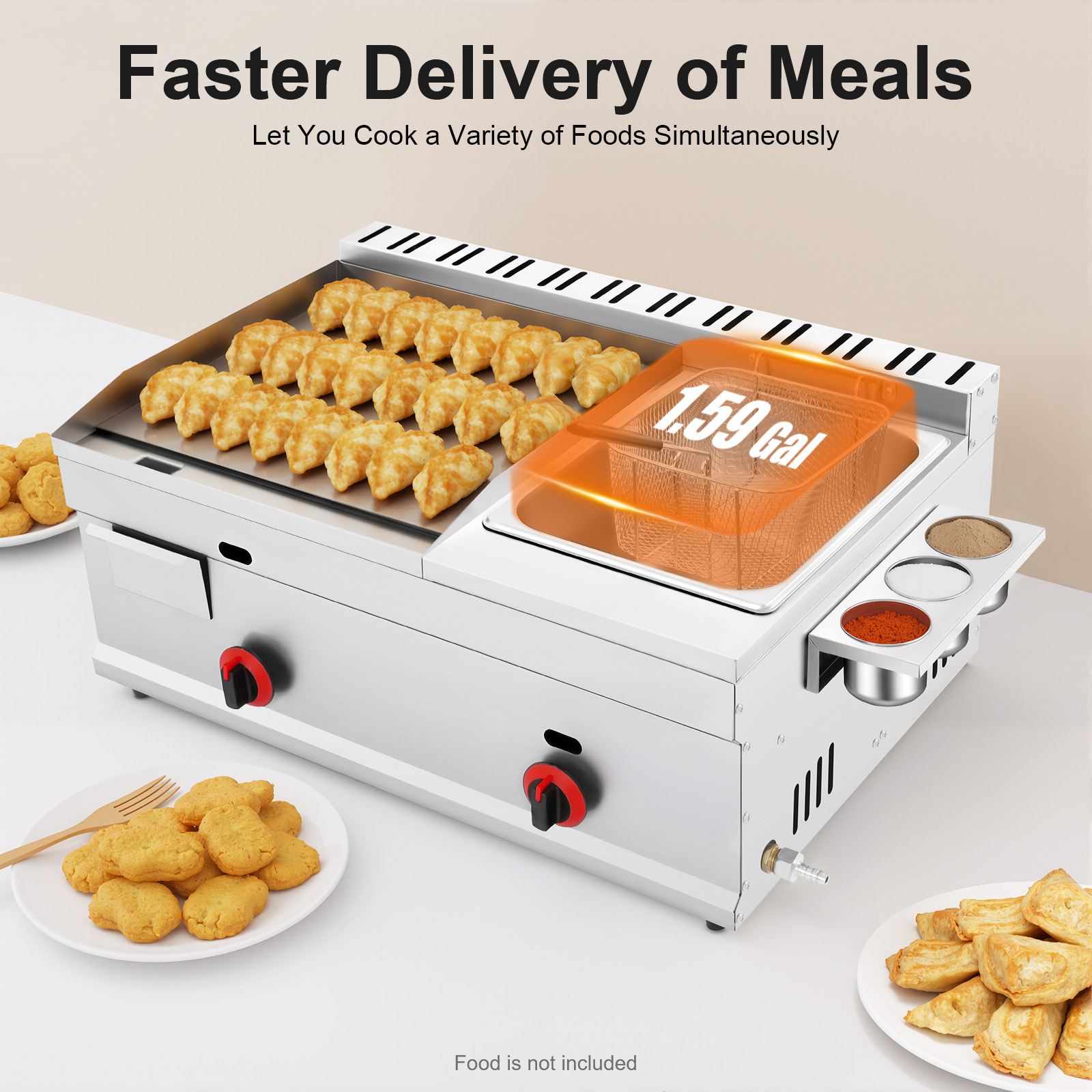6L/1.59Gal Commercial Deep Fry - Deep Fryer Commercial recensie en prijs