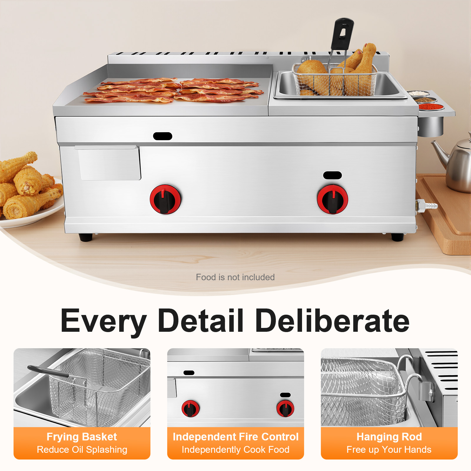 6L/1.59Gal Commercial Deep Fry - Deep Fryer Commercial recensie en prijs