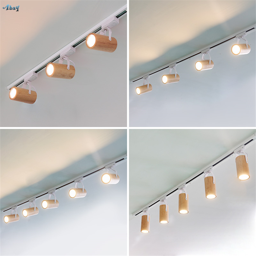 LED Track Wooden Ceiling Lamps - Commercial Kitchen Background recensie en prijs