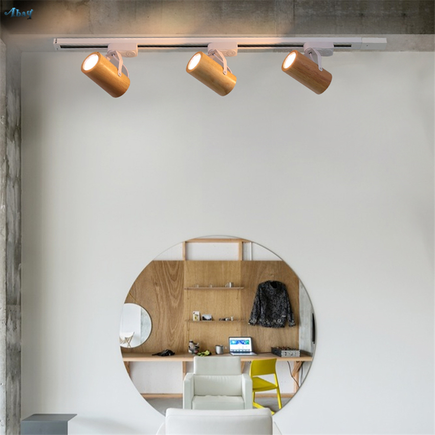 LED Track Wooden Ceiling Lamps - Commercial Kitchen Background recensie en prijs