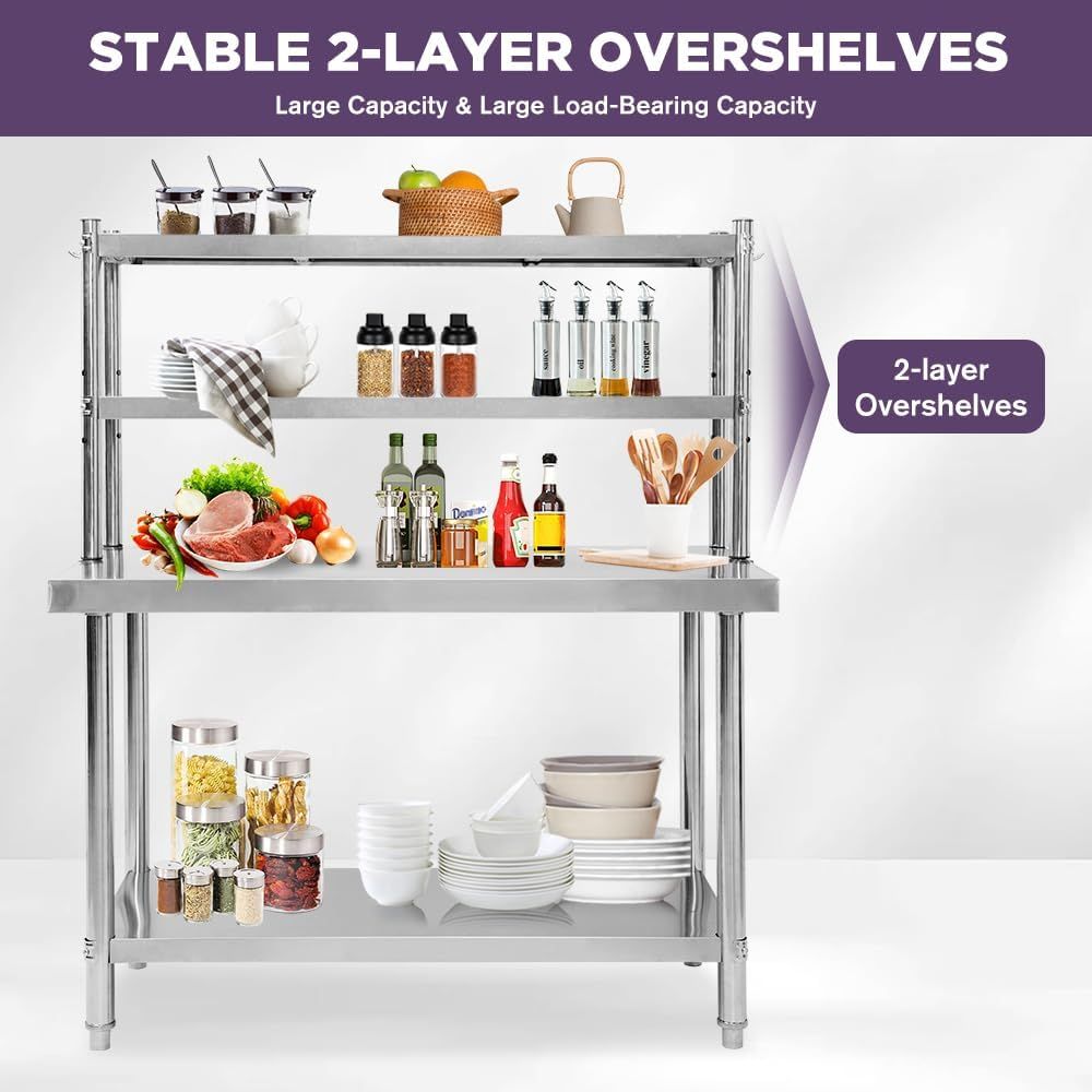48x24 Stainless Steel Kitchen  - Commercial Kitchen Tables recensie en prijs