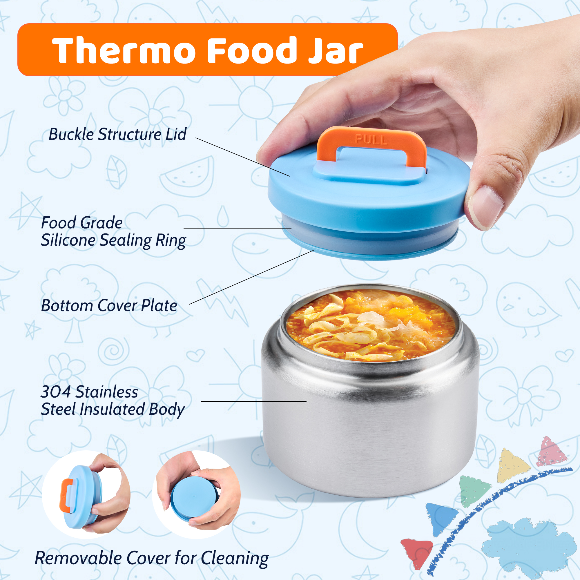 Bento Lunch Box for Kids with  - Food Warmer Display recensie en prijs