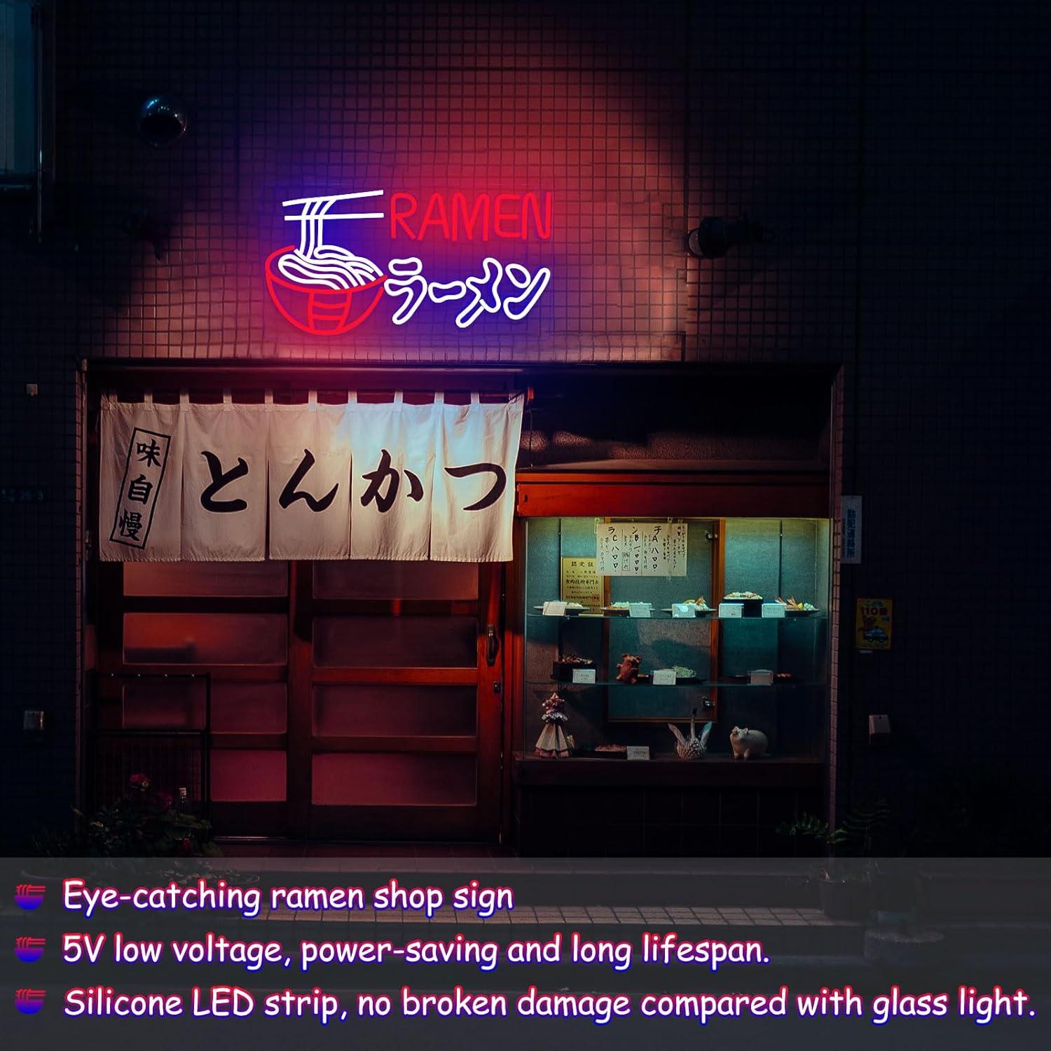 Ramen Neon Sign Japanese Noodl - Commercial Kitchen Store recensie en prijs