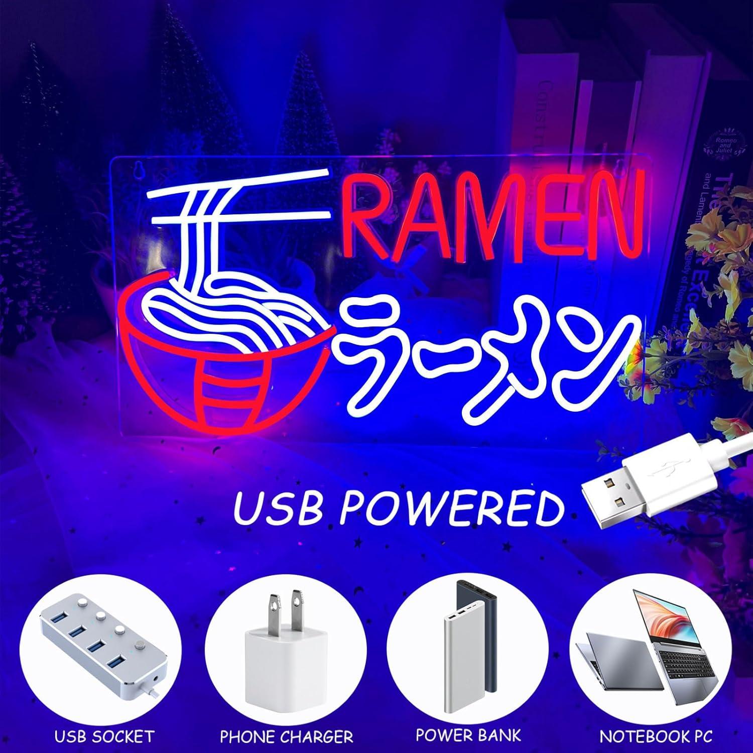 Ramen Neon Sign Japanese Noodl - Commercial Kitchen Store recensie en prijs
