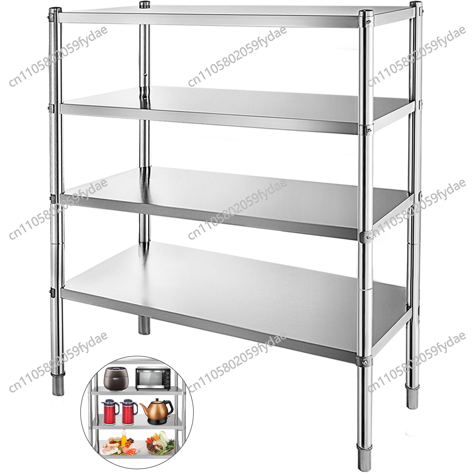 For 4-Tier Stainless Steel Com - Commercial Kitchen Store recensie en prijs