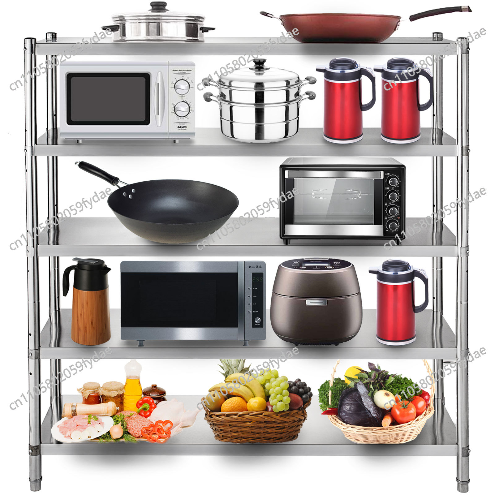 For 4-Tier Stainless Steel Com - Commercial Kitchen Store recensie en prijs